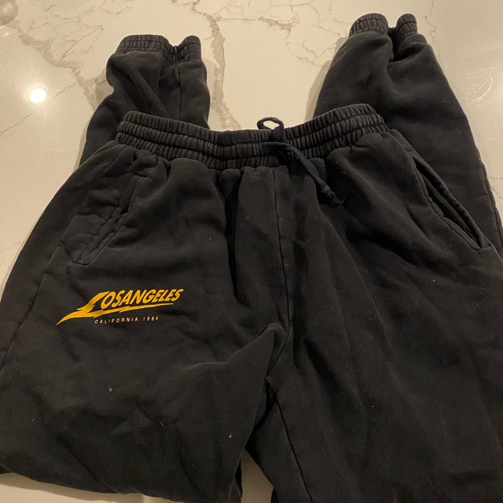 rare brandy melville black sweatpants